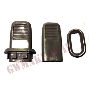 Fits ISUZU KB KBZ HOLDEN RODEO PAIR DOOR LOCK KNOB SURROUND 2X GRAY COLOR PICKUP - Picture 1 of 1