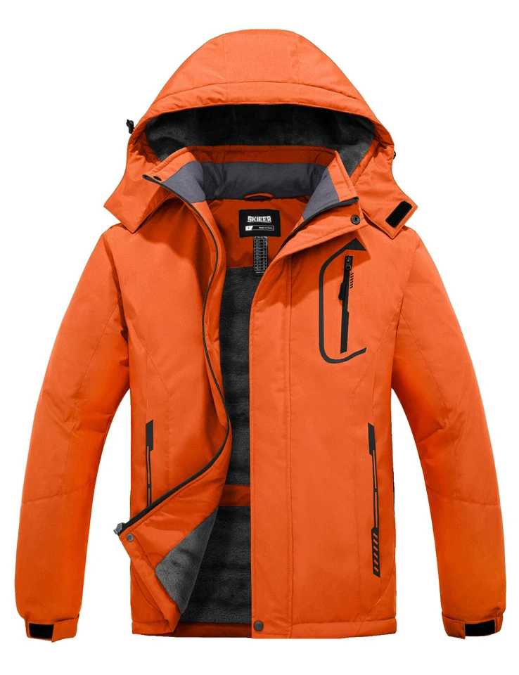 Chaqueta de esquí impermeable de montaña Skieer para hombre Chaqueta de lluvia de invierno Abrigo cálido para nieve Foto 1 de 4