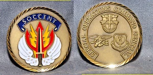 SOCCENT Special Operations Command 46mm Challenge Coin MINTY seal Special Forces - Picture 1 of 1