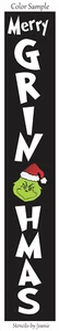 Grinch 3 pc. Stencil 48" tall Merry Grinchmas Christmas Holiday Porch DIY Signs - Picture 1 of 7