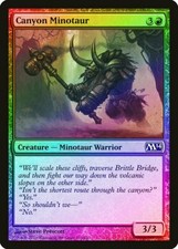 Canyon Minotaur FOIL Magic 2014 / M14 NM Red Common MAGIC MTG CARD ABUGames