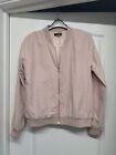 Ladies Light Pink Lined Jacket Size 12