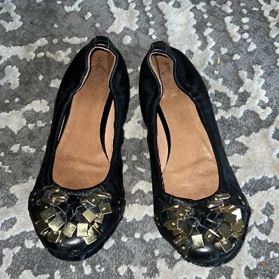 Crown Vintage Ballet Pisos Talla 7 Arco Dorado Foto 1 de 4