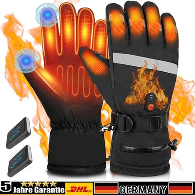 MARKENLOS Paar 10000mAh Akku Beheizbaren Handschuhe Beheizt Winter Handschuhe Ski Motorrad