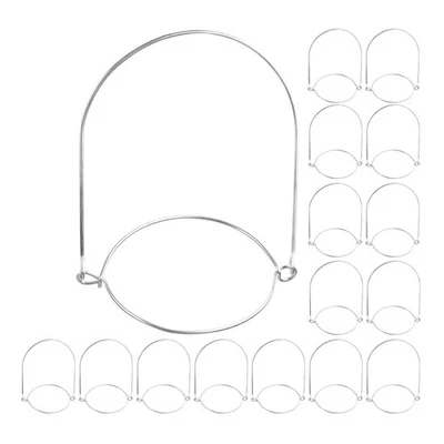 24 manici in filo metallico per barattoli di - Gancio per barattoli di - Immagine 1 di 4