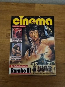 Cinema Zeitschrift Nr. 7 1988 Heft 122 Rambo Silvester Stallone - Bild 1 von 1