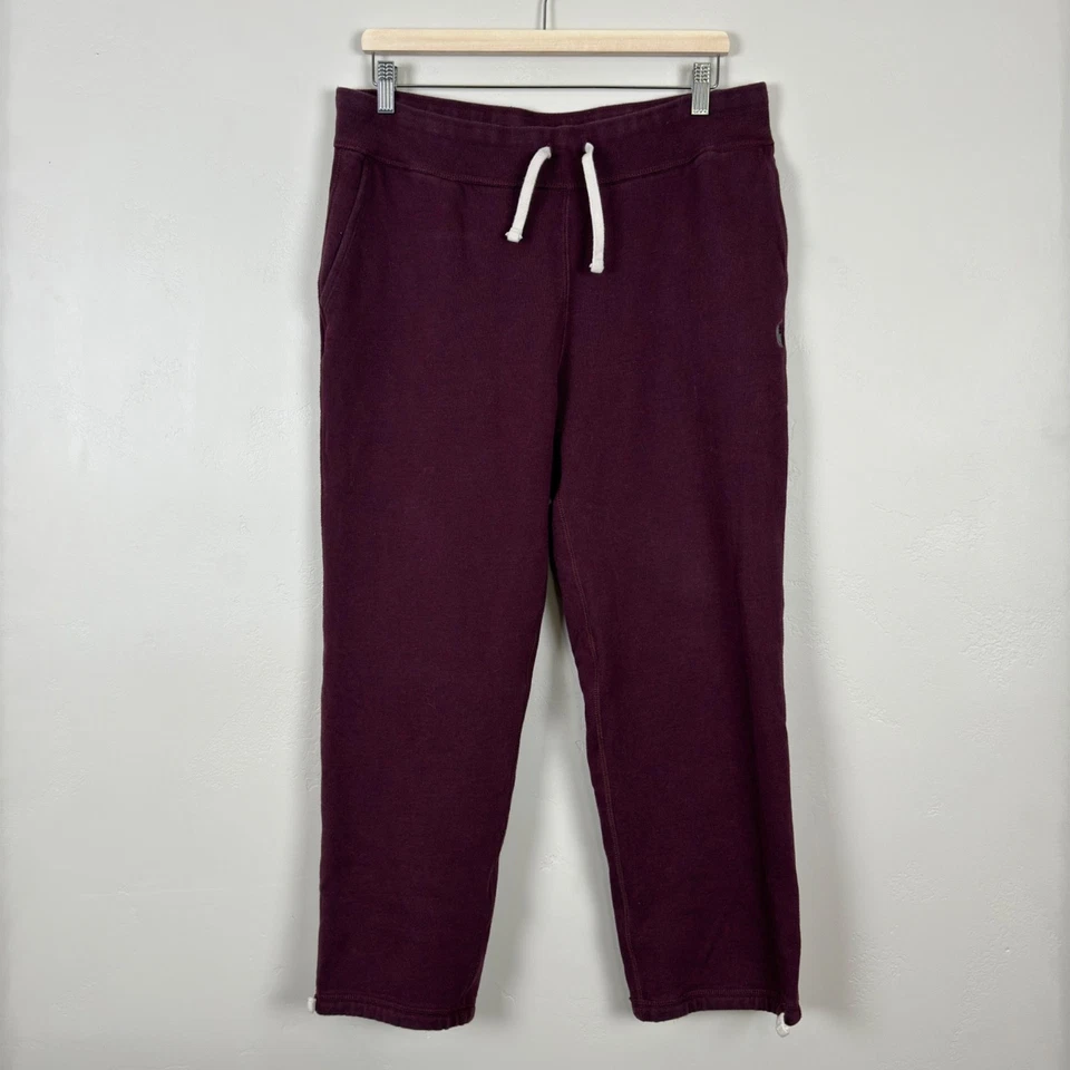 Pantalones deportivos Polo Ralph Lauren para hombre L polar borgoña granate logotipo de pony Foto 1 de 4