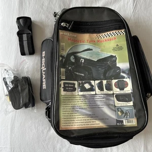 B-Square Magnetic Motorcycle Tank Rucksack 13 litres to 25 Litres Heavy Canvas - Picture 1 of 8