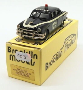 Brooklin 1/43 Scale BRK51A 003 - 1951 Ford Forder Lincoln Police - 1 Of 1000 - Picture 1 of 4