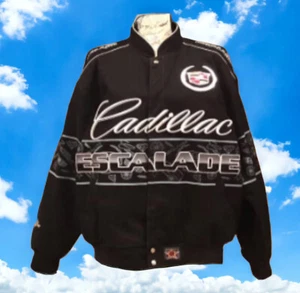Cadillac Escalade Jeff Hamilton Racing Bomber Jacket Mens XL NEW NOS Fast Ship - Picture 1 of 16