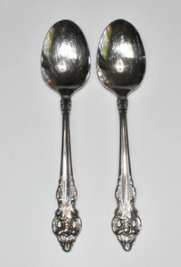 Oneida Community Cherbourg Stainless Flatware 2-Soup Oval Spoons - Picture 1 of 2