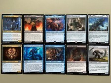 MTG Blue Black Rona Disciple Gix Commander Deck Historic Artifacts Magic COM EDH