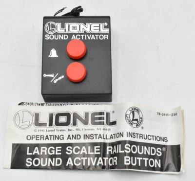 Lionel 8-2115 Sound Activator Button G-Scale Sound Activation - Open Box - Image 1 of 4