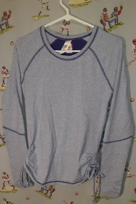 😀 Lucy Lucy Tech Womens small Purple Stripes Long Sleeve Athleisure - Image 1 of 4