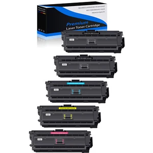 Toner 5PK CF360X CF361X CF362X CF363X 508X BK/C/Y/M Zestaw do HP M552dn M553n - Zdjęcie 1 z 9