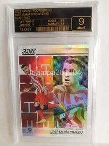 JOSE MARIA GIMENEZ #3 GAME FACE 🤴 CROMO SCORE 2022-23 LA LIGA 22/23 PANINI EG 9 - Picture 1 of 6