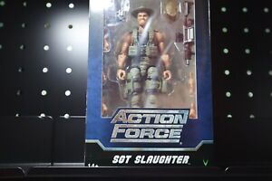 Valaverse Action Force SGT SLAUGHTER action figure GI JOE Classified In Hand