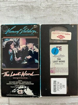 The Last Word VHS Richard Harris Karen Black Martin Landau 1980 Free Shipping - Image 1 of 2
