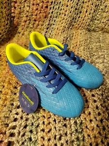 Soccer Cleats, NEW Hawkwell Kids Blue & Orange Soccer Cleats Size 12  - Picture 1 of 9