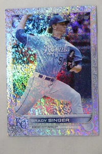 Brady Singer - Kansas City Royals - 2022 Topps Factory Set Foilboard Card #/390 - Picture 1 of 1