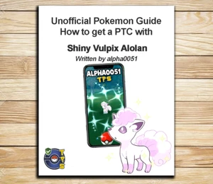 Pokemon Shiny Vulpix Alolan P T C (Include 1 Shiny ) Guide How to Get 60k - Picture 1 of 2