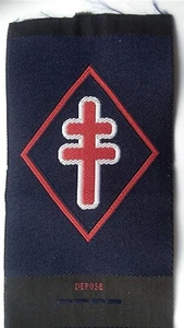 PARCHE DE SEDA COMANDO FRANCÉS MARCADO DEPÓSITO. - Imagen 1 de 2