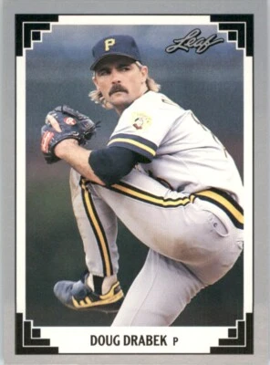 1991 Leaf Doug Drabek Pittsburgh Pirates #516 Baseball Card - Image 1 of 2