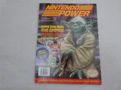 Cartel de colección Nintendo Power Magazine Vol 53 Star Wars Empire Strikes Back Yoda usado en excelente estado Foto 1 de 4