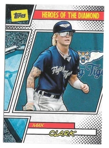 2024 Topps Pro DeBut MAX CLARK Heroes of the Diamond - Lakeland Flying Tigers- - Imagen 1 de 1