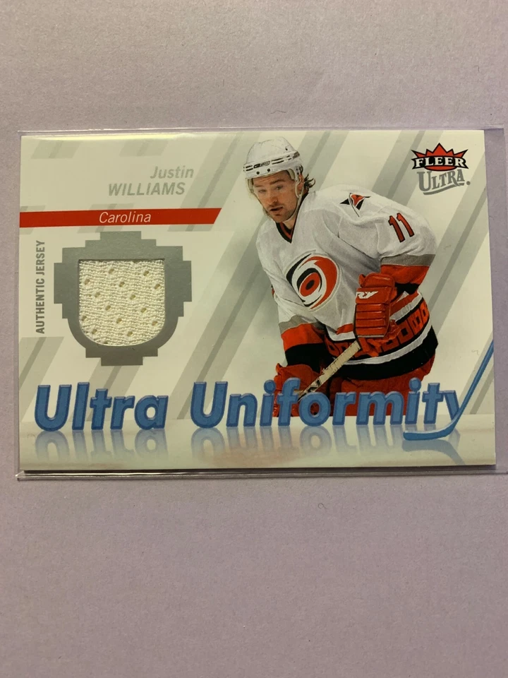 A5431 - 2007-08 Ultra Uniformity #UWI Justin Williams Jersey - Image 1 of 1