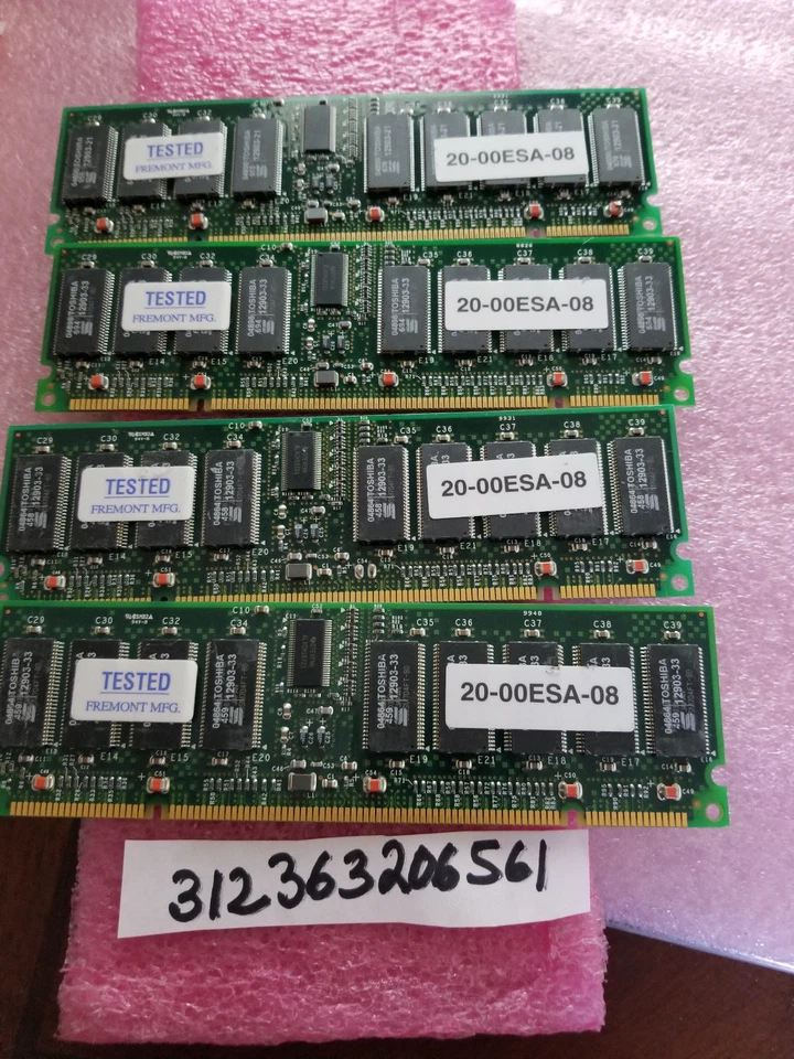 (4x) 512MB 2GB DEC HP 20-00ESA-08 100MHz CL2 DIMM Alphaserver Memory MS610-EA - Image 1 of 1