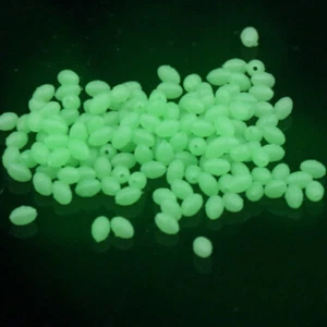 Meer Angeln Perlen Oval Schweben Tackles 100tlg Zubehör 6 / 8mm Glühen - Bild 1 von 5