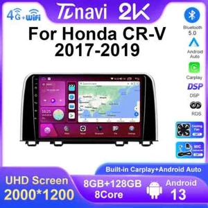 Android Screen Car Radio For Honda CRV CR-V Multimedia Video Player GPS Carplay - Picture 1 of 48