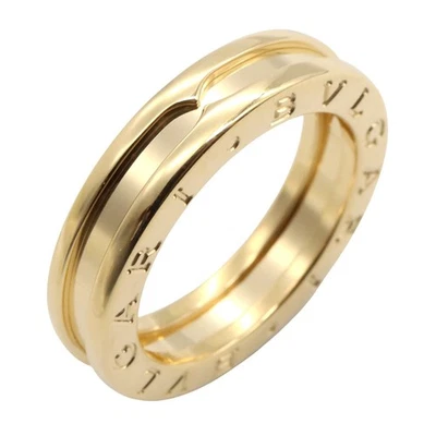 Anillo BVLGARI B-zero1 1 banda oro amarillo 18KYG usado unisex EE. UU. talla 5,25 #50 Foto 1 de 4