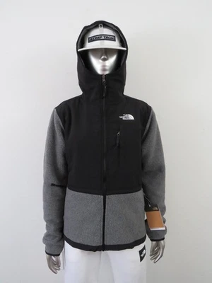 NWT Womens The North Face Retro Denali Heavy Fleece Hoodie Jacket - Heather Grey - Image 1 of 4