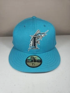 New Era Florida Marlins Cooperstown 59Fifty MLB Baseball Wool Cap Mütze 7 1/4 - Bild 1 von 13