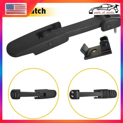 Ajuste para GMC C6500 2003-2008 Topkick Hummer H2 negro capó pestillo 15097841 H Foto 1 de 4