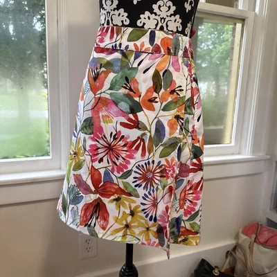 New RipSkirt Hawaii  Wildflower Watercolor Floral Wrap Swim Skirt Coverup L - Image 1 of 4
