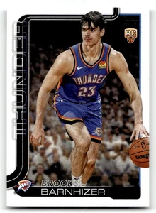 2025-26 Topps Brooks Barnhizer #245 RC Oklahoma City Thunder - Picture 1 of 2