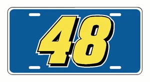 Calcomanía de matrícula JIMMIE JOHNSON #48 carreras nascar P01 - Imagen 1 de 1