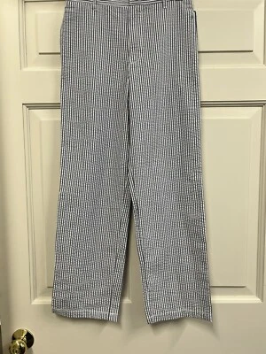 Kitestrings By Hartstrings Boys Blue White Seersucker Pants Size 14 NWT — 第 1/4 张图片