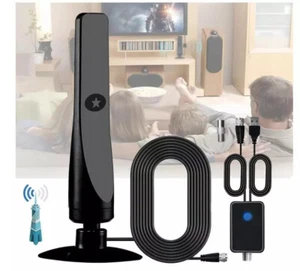 TV-Antenne ,4K Rewave Antena, Saugnapf TV-Antenne Plug Play 3.5m Kabel - Bild 1 von 21