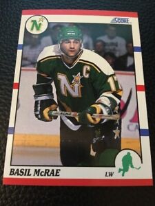 Basil McRae North Stars 1990-91 Score #261