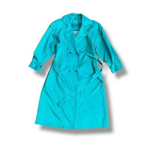 Vintage Teal Longline Coat - Picture 1 of 6