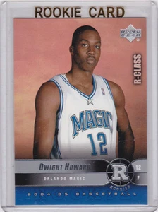 TARJETA DE NOVATO DE BALONCESTO Dwight Howard RC Orlando Magic 2004/05 clase R mazo superior - Imagen 1 de 2