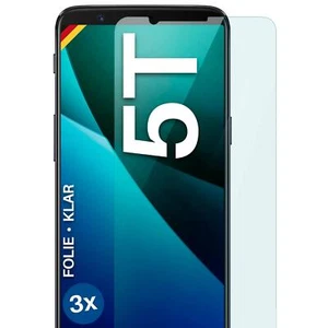 3x Schutzfolie für OnePlus 5T Displayschutz Handyfolie Klar flexibel kein Glas - Picture 1 of 8