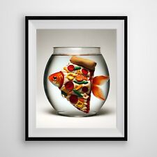Goldfish Wall Art | Whimsical Fish Print | Digital Download |  Printable Art #4