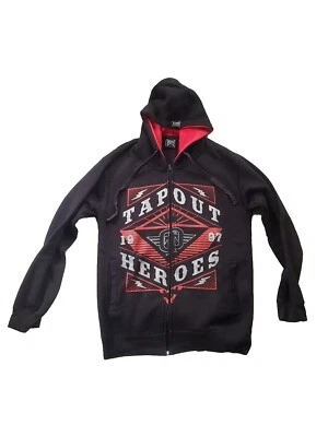 Vintage Tapout Hoodie Größe L Gebraucht , Reißverschlüss MMA FIGHTING  - Bild 1 von 4