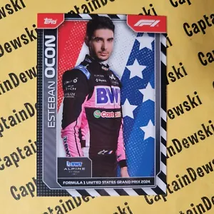 ESTEBAN OCON 2024 Topps Fórmula 1 Gran Premio de Estados Unidos Exclusivo de Austin / F1 - Imagen 1 de 2
