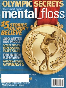 Mental Floss July/August 2008 The 15 Greatest Moments N Olympics History Beijing - Picture 1 of 3
